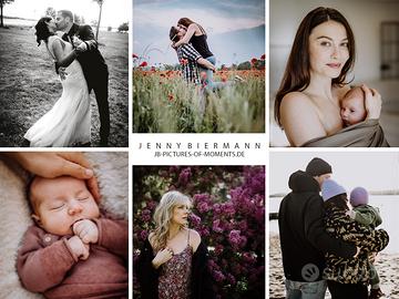 Fotografa per matrimoni, ritratti, business