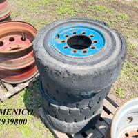 N.4 GOMME PIENE X MULETTO MISURE 250-15 CERCHIO 10