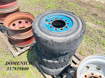 N.4 GOMME PIENE X MULETTO MISURE 250-15 CERCHIO 10