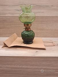 Lampada ad olio vintage antiquariato