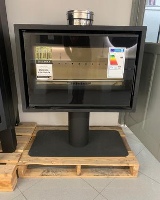 Stufa a legna Solzaima Back box slim eco PV