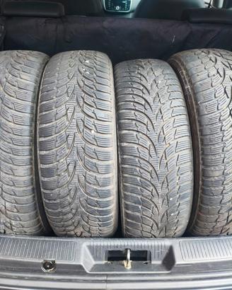 4 gomme invernali+ruota di scorta per grande punto