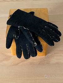 Paio di guanti in vera pelle di agnello misura 8,5