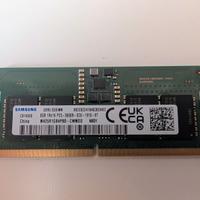 Memoria RAM Samsung 8GB | DDR5 SODIMM | PC5-5600B
