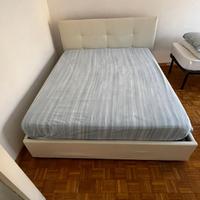 Letto contenitore matrimoniale e materasso