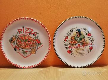 Piatti per Pizza in porcellana n. 2 pezzi