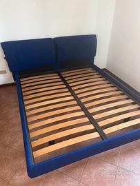 Letto matrimoniale  + rete a doghe e materasso