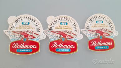 Adesivi ROTHMANS OFF-SHORE 1985