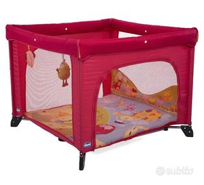 box chicco-open rosso + materasso spugna inomaggio