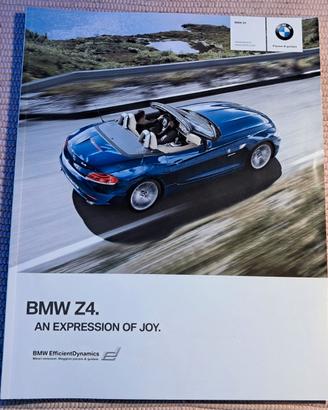 3 Depliant BMW Z4 E89 Lancio, Restyling, Accessori