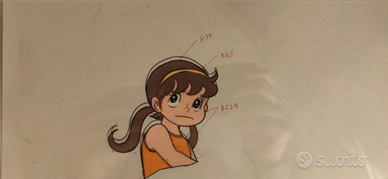 Jeeg robot d'acciaio disegni + cels originali