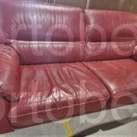 Codice: 268554 DIVANO 3 POSTI IN VERA PELLE COLOR