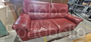 Codice: 268554 DIVANO 3 POSTI IN VERA PELLE COLOR