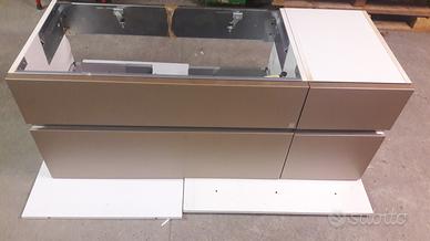 Mobile bagno Rab elementi basi sspese cm.130x51i