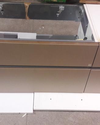 Mobile bagno Rab elementi basi sspese cm.130x51i