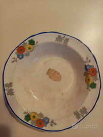 Antico piatto Inglese in porcellana