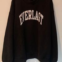 Everlast felpa uomo jersey girocollo nera tg XL