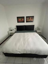 Letto matrimoniale con contenitore letto 