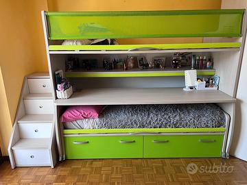 Cameretta 2 letti e scrivania