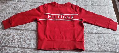 Felpa Tommy Hilfiger unisex rossa 