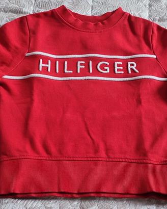 Felpa Tommy Hilfiger unisex rossa 