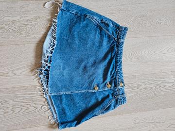 Minigonna a pantalone in jeans - Zara