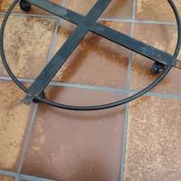 fioriera in ottone DIAM=70cm , altezza 20cm