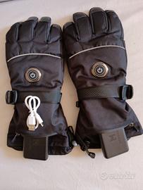 guanti da sci riscaldati con us  taglia L