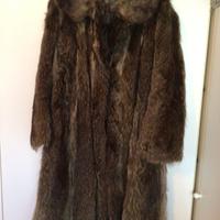 Pelliccia marmotta vera anni 90