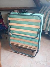 Rete letto singolo pieghevole