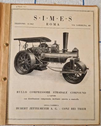 simes Roma rullo compressore hubert zettelmeyer