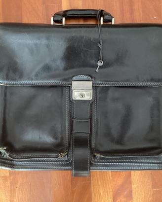 Borsa In cuoio nero “THE BRIDGE Firenze 1969”