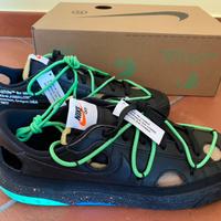 Nike Blazer Low x Off-White Black Electro Green