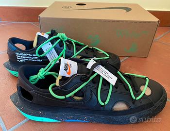 Nike Blazer Low x Off-White Black Electro Green