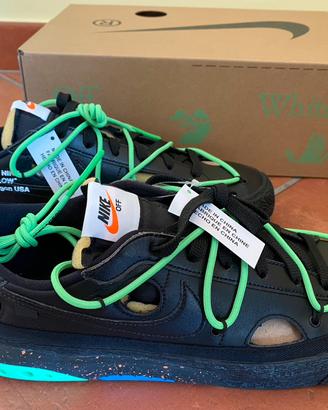 Nike Blazer Low x Off-White Black Electro Green