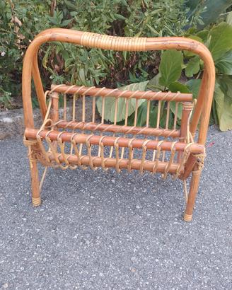 Portariviste vintage bambù 