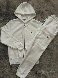 completo tuta lacoste bianca S