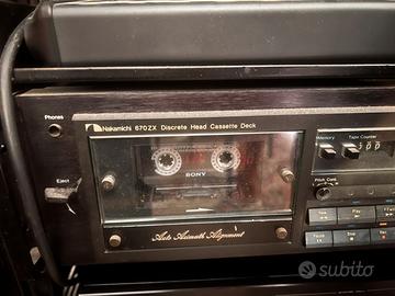 Nakamichi 670 ZX deck piastra registrazione