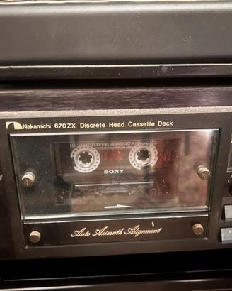 Nakamichi 670 ZX deck piastra registrazione
