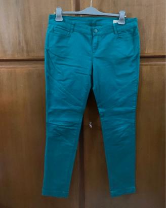 Jeans verde petrolio oviesse
