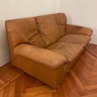 divano in pelle anni 70 