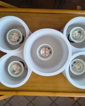 Plafoniera Banjie 5 luci + Faretti Multicolor