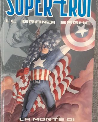 Fumetto Morte di Capitan America Le Grandi Saghe