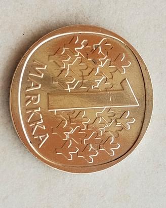 moneta finlandese argento 1967