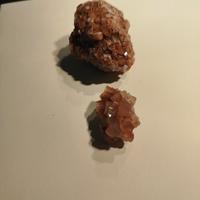 2 pezzi di minerale di Aragonite