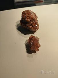 2 pezzi di minerale di Aragonite