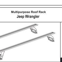 Barre Jeep Wrangler + Thule SnowPack Extender