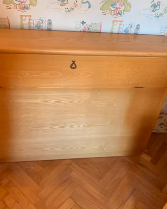 Testiera letto con contenitore