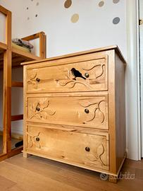 Cameretta bambino/a legno massello