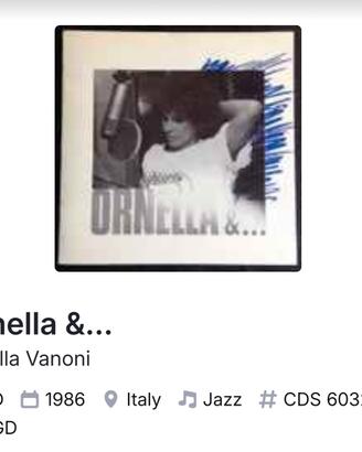 CD Ornella Vanoni Duetti Trii e Quartetti